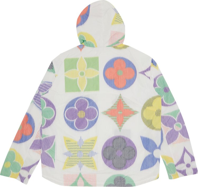 Louis Vuitton Colorful Jumbo Monogram Windbreaker Rain Coat