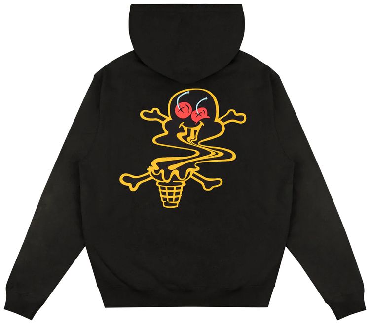 Icecream Cherry Hoodie Black