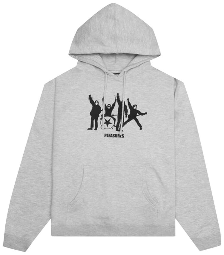 Pleasures Anguish Hoodie Ash Grey