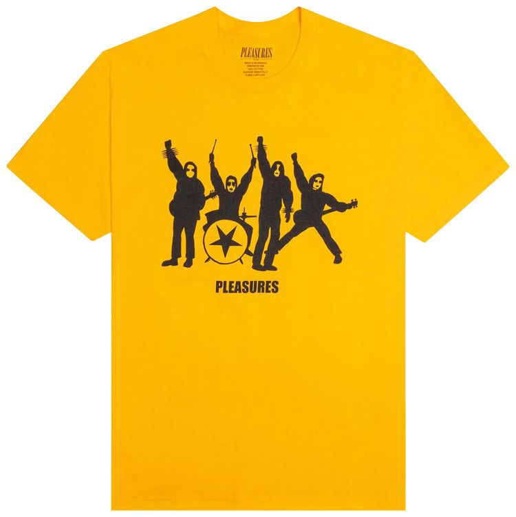 Pleasures Anguish T Shirt Gold