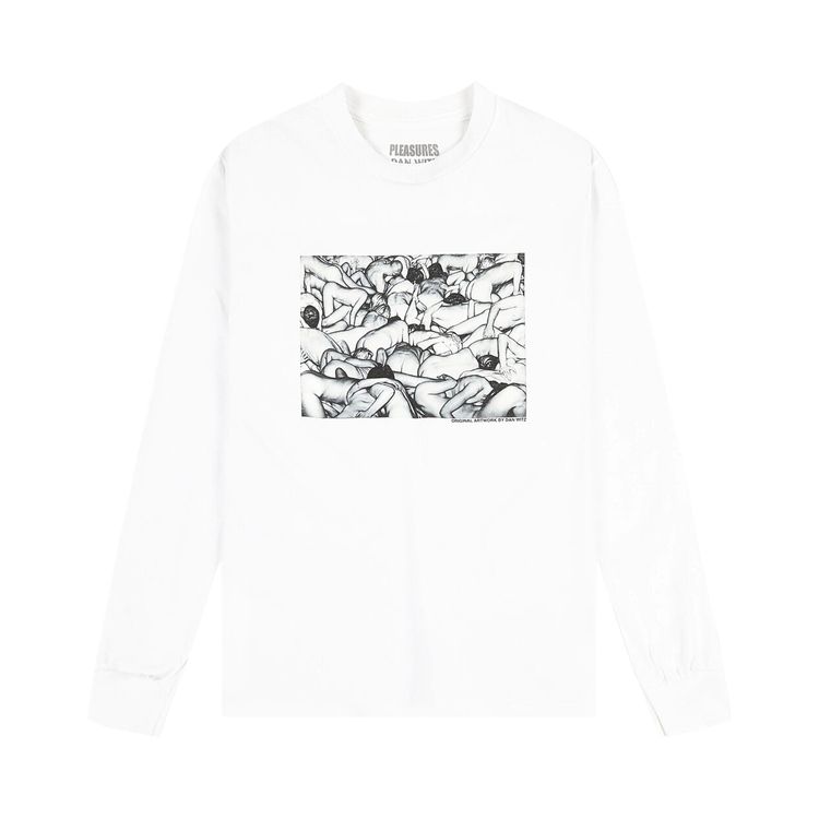 Pleasures Orgy Long Sleeve T Shirt White