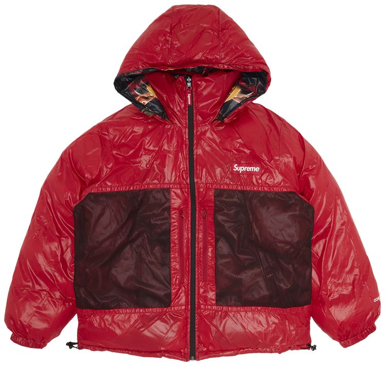 Supreme Reversible Featherweight Down Puffer Jacket Red