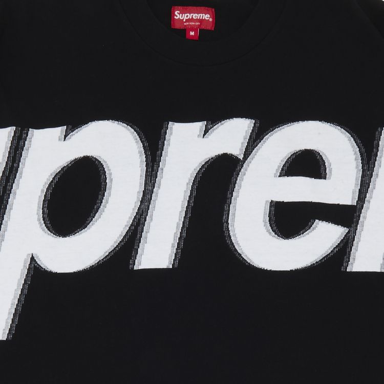 Supreme Intarsia Short Sleeve Top Black