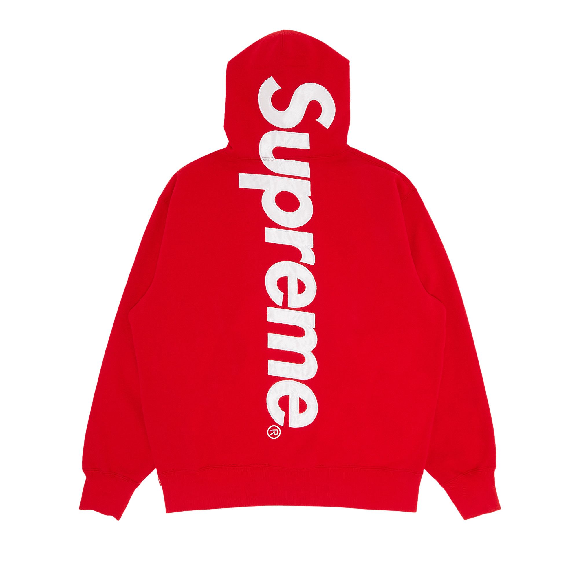 Red hoodie supreme clearance
