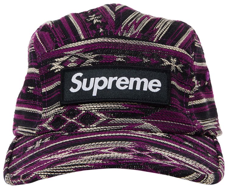 Buy Supreme Woven Pattern Camp Cap 