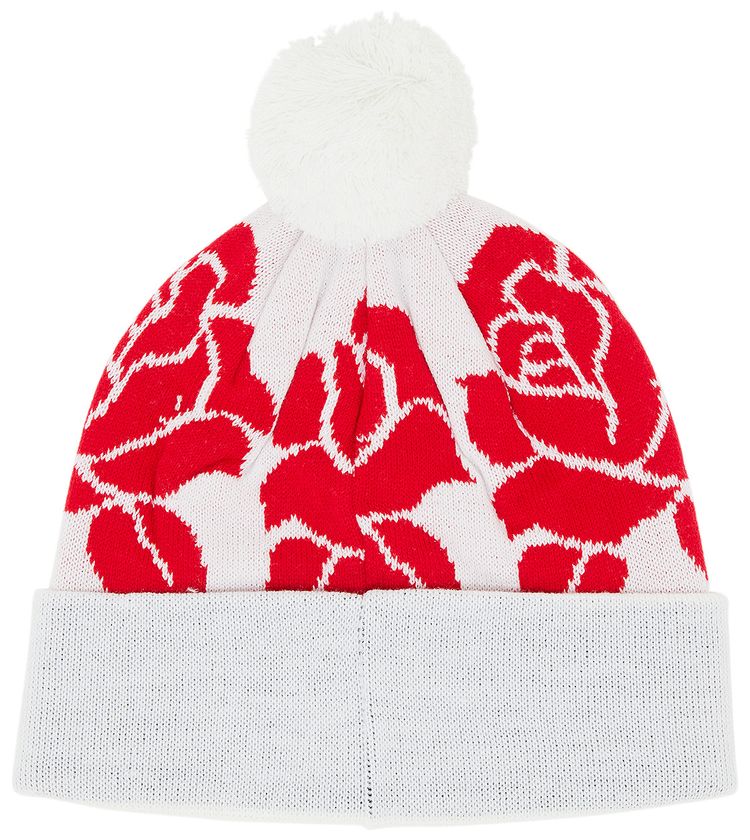 Supreme Rose Beanie White