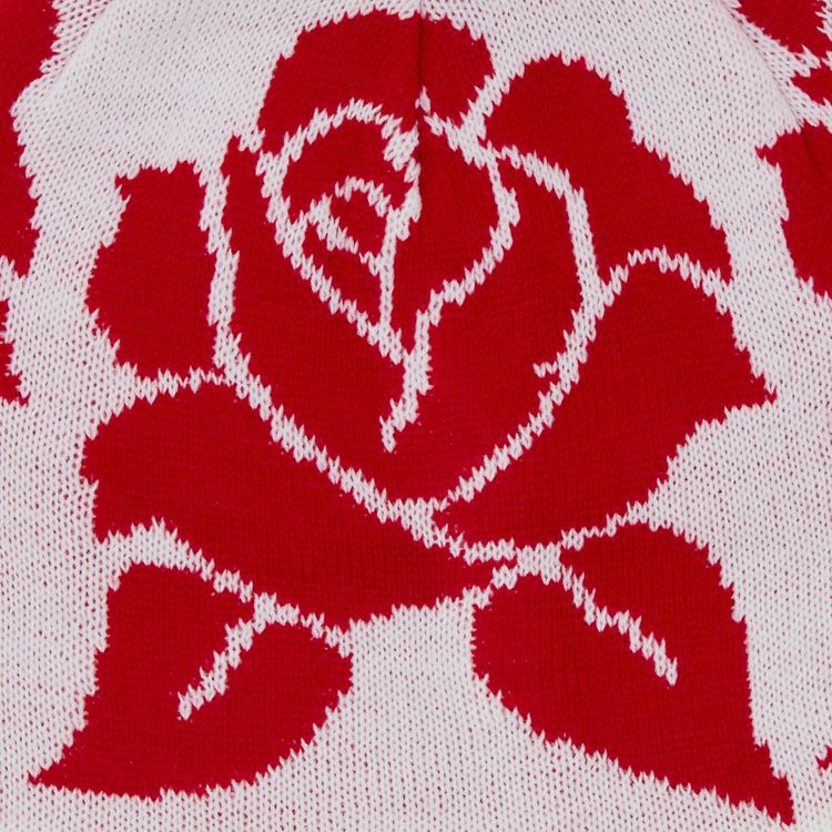 Supreme Rose Beanie White