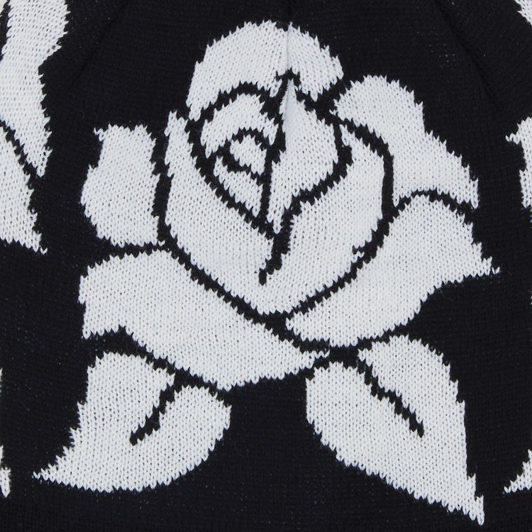 Supreme Rose Beanie Black