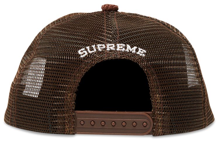Supreme x Dickies Corduroy Mesh Back 5 Panel Brown