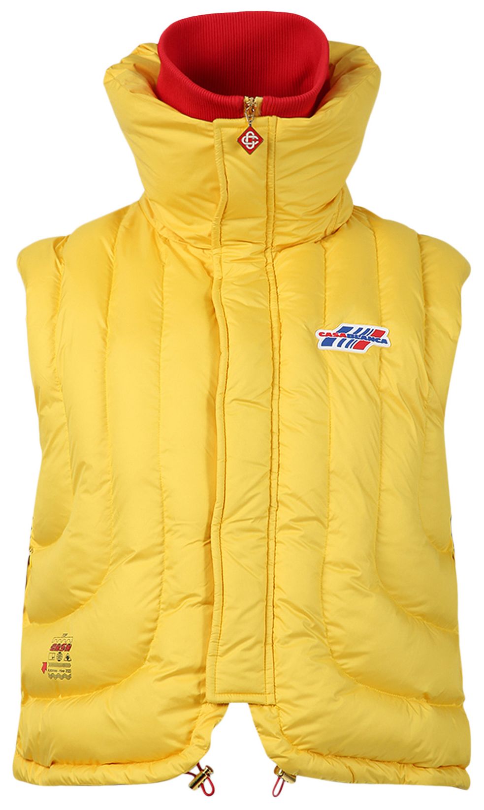 Buy Casablanca Double Layer Flight Gilet 'Yellow' MF22 OT 040 01 YELL
