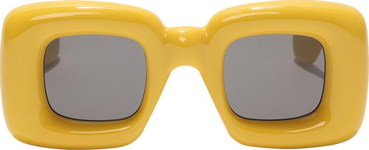 Loewe Sunglasses 'Shiny Yellow/Smoke'