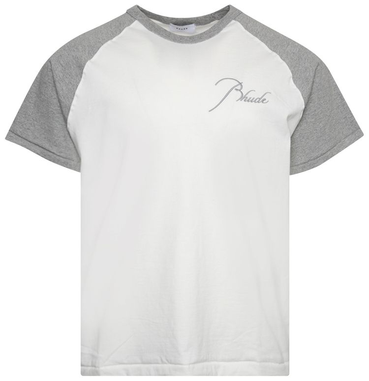 Rhude Raglan Tee Heather Grey