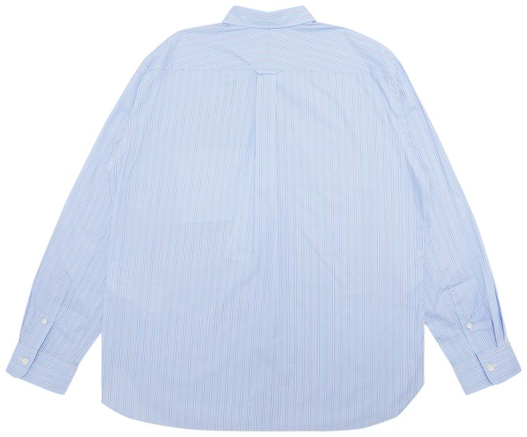 Junya Watanabe MAN Patchwork Button Down Shirt Light Blue