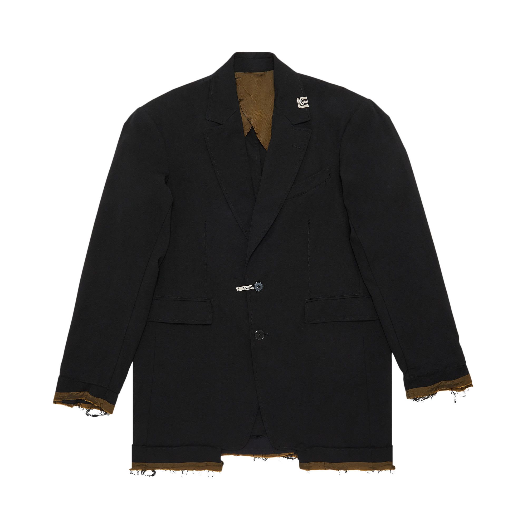 Miharayasuhiro oversized zip clearance satin zip hoodie