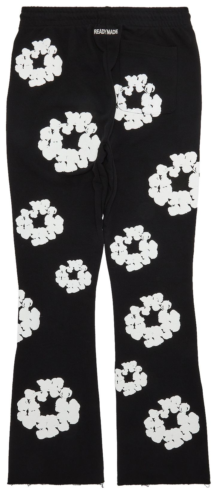READYMADE x Denim Tears Cotton Wreath Flare Sweatpants Black