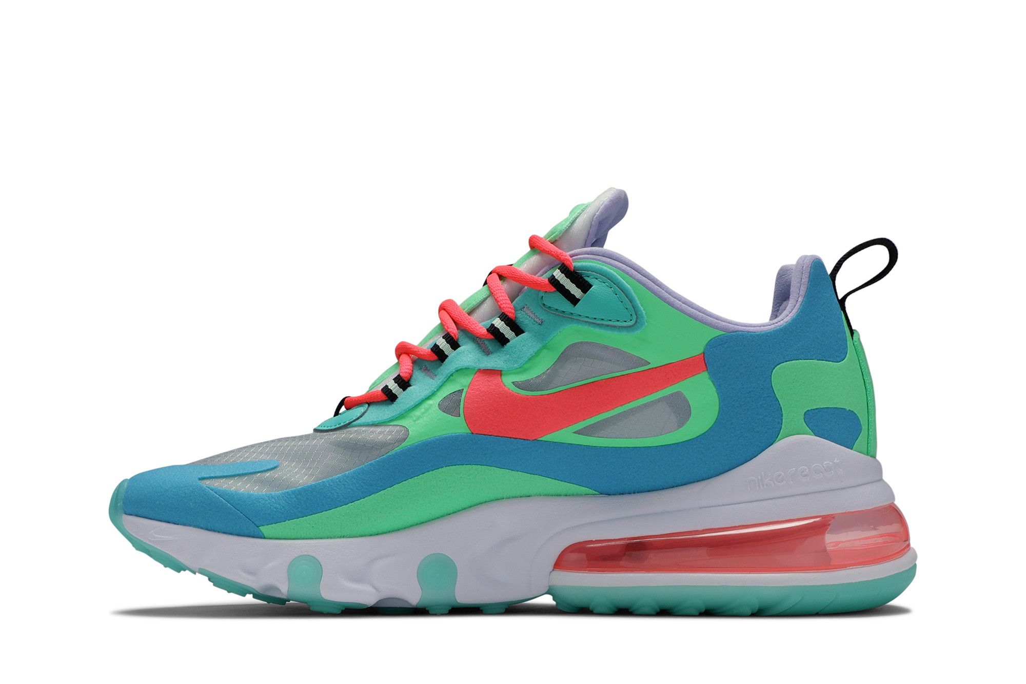 Size 5.0 Wmns Air Max 270 React Electro Green Lagoon