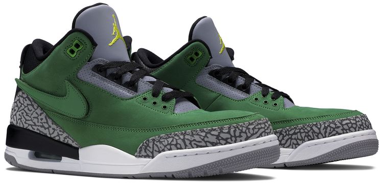 Air Jordan 3 Retro Tinker Oregon Ducks PE