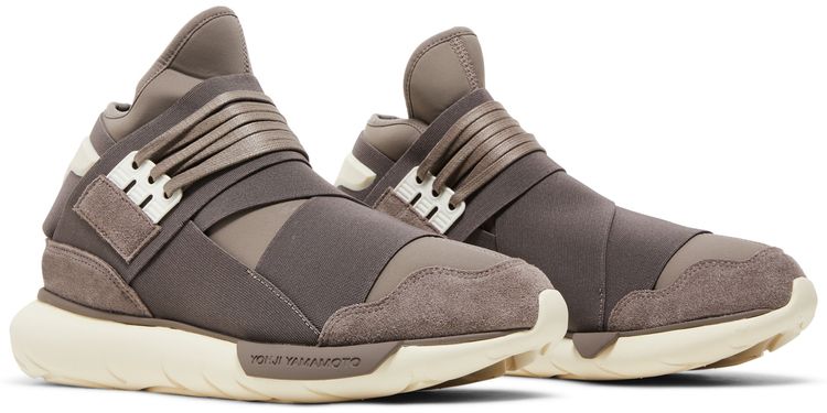 Adidas Y 3 Qasa High Brown Cream White