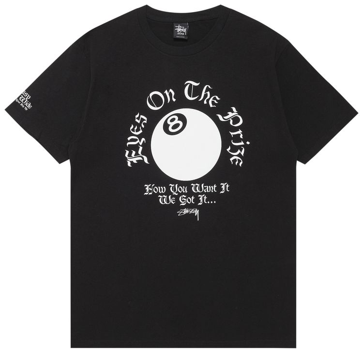 Stussy Eyes On The Prize Tee Black