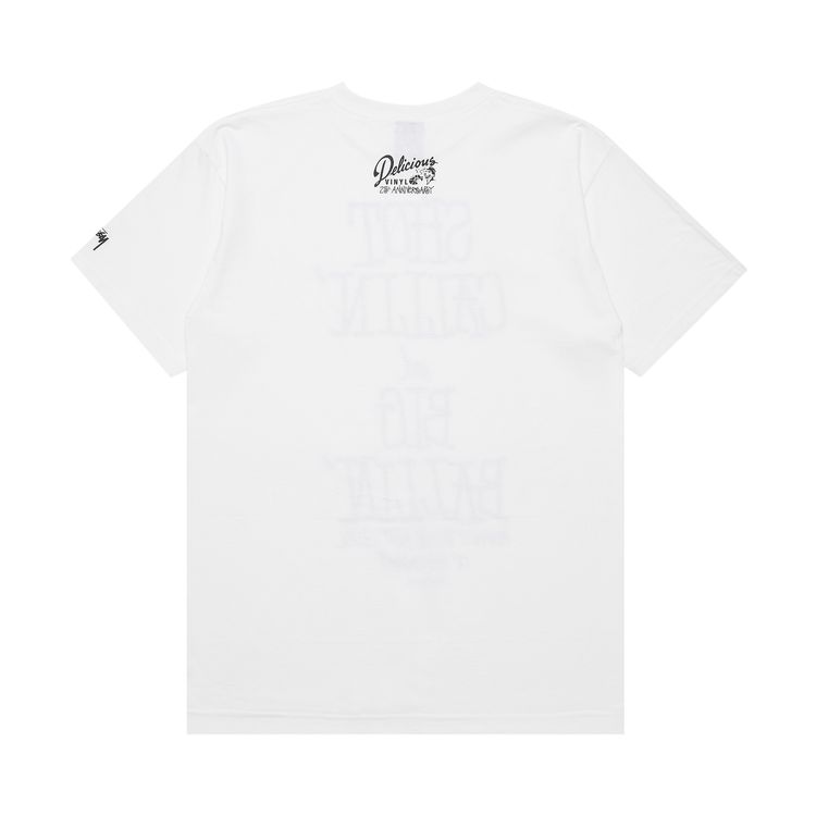 Stussy Shot Callin And Big Ballin Tee White