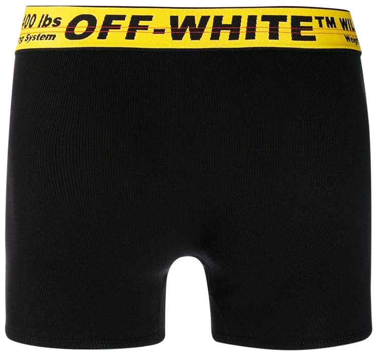 Off White Single Pack Boxer Black