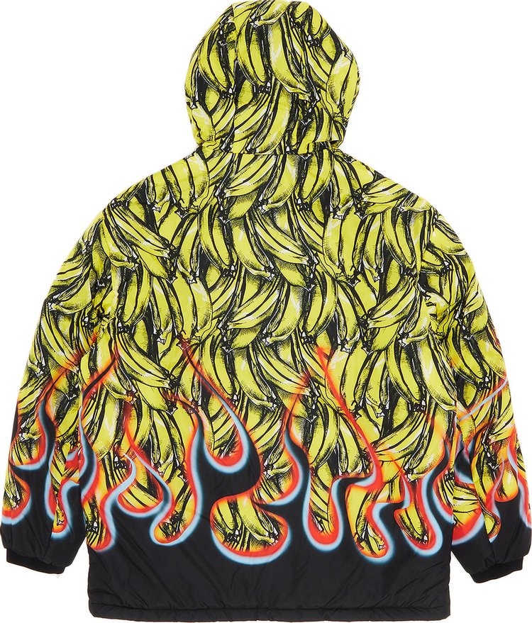 Prada Bananas and Flames Padded Jacket