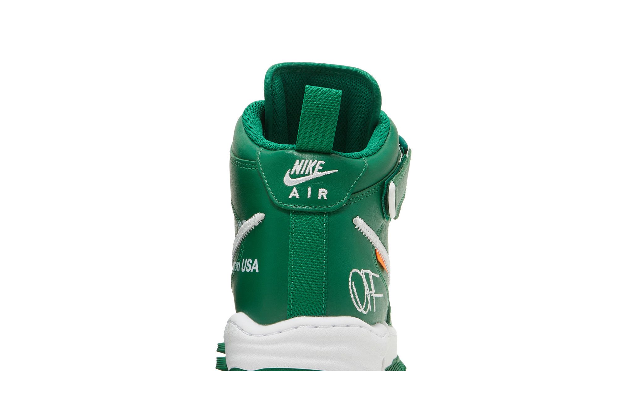 Buy Off-White x Air Force 1 Mid SP Leather 'Pine Green