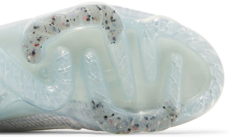 Nike Air VaporMax 2021 Flyknit GS Mismatched Swoosh   White Aura