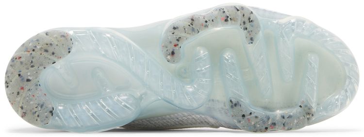 Nike Air VaporMax 2021 Flyknit GS Mismatched Swoosh   White Aura