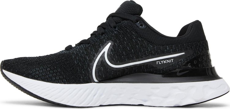 React Infinity Run Flyknit 3 Black White