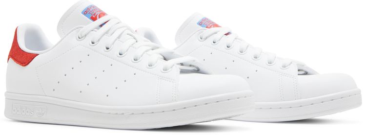 Adidas Stan Smith White Vivid Red