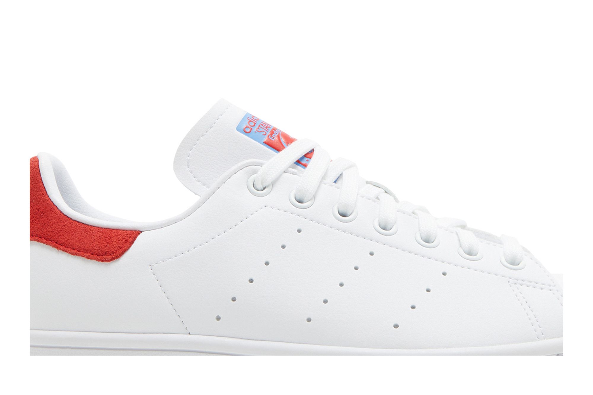Buy Stan Smith White Vivid Red GY1042 GOAT UK