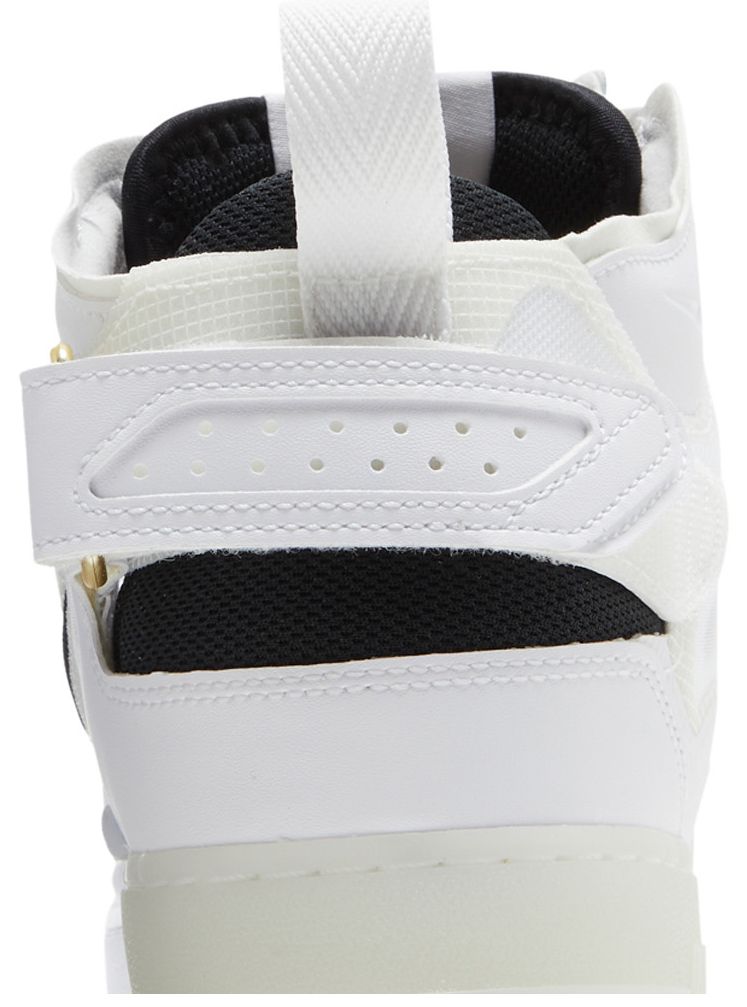 Nike Air Force 1 Mid React 40th Anniversary   White Black