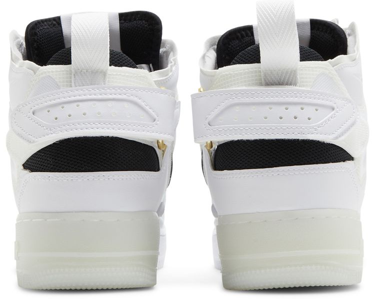 Nike Air Force 1 Mid React 40th Anniversary   White Black