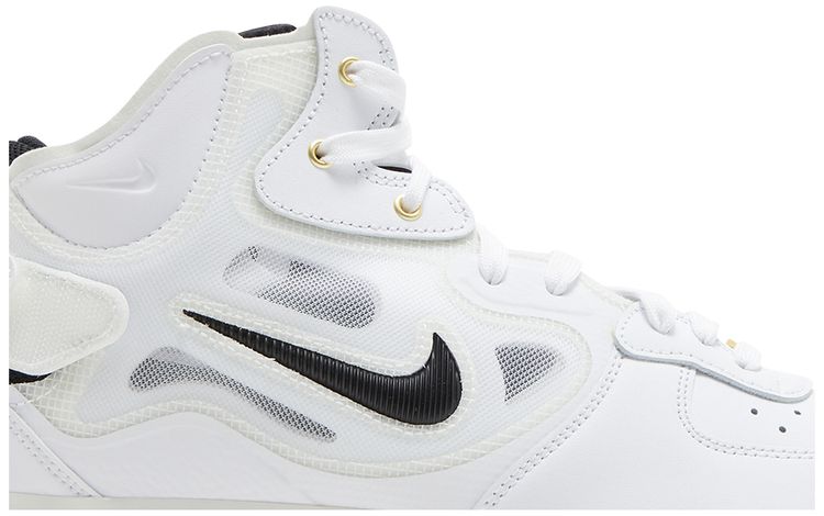 Nike Air Force 1 Mid React 40th Anniversary   White Black