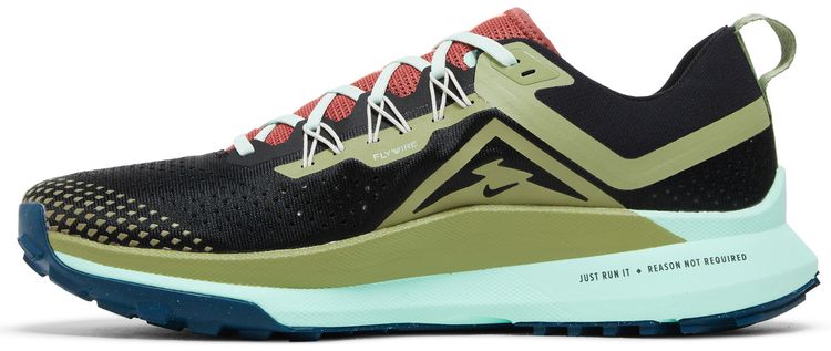 Nike React Pegasus Trail 4 Black Alligator Mint