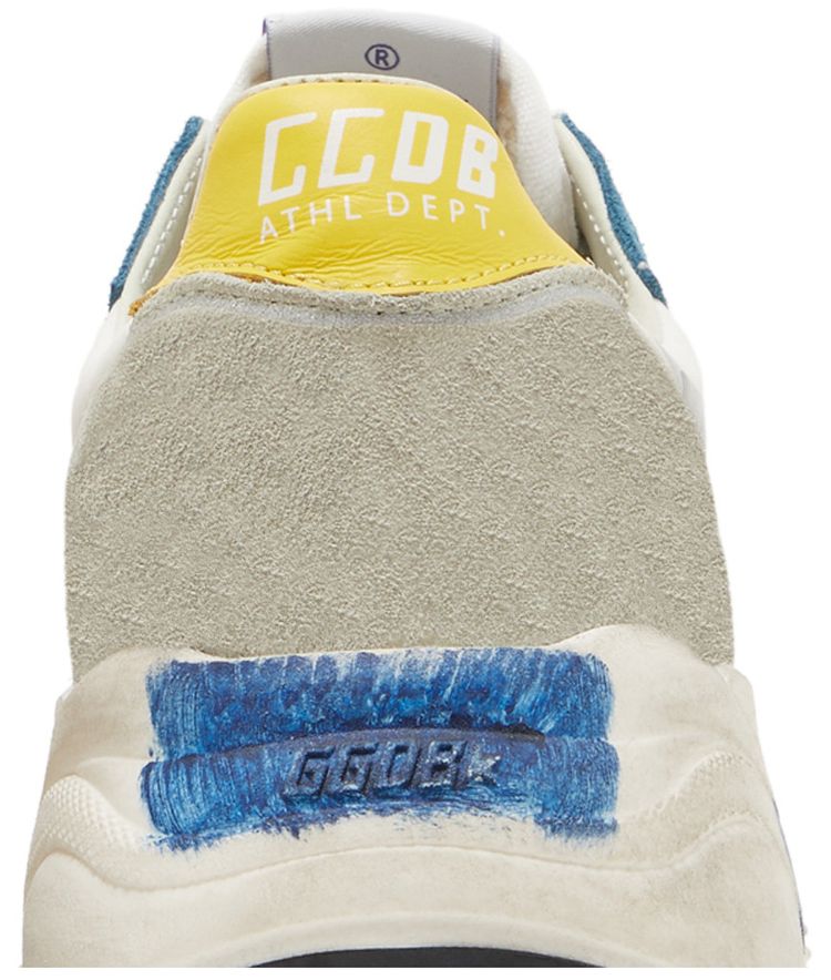 Golden Goose Running Sole Sneaker Bluette Silver