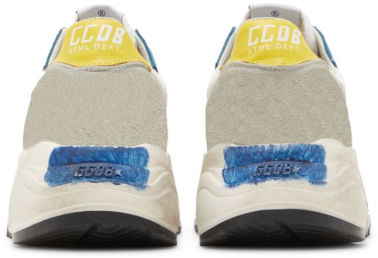 Golden Goose Running Sole Sneaker Bluette Silver