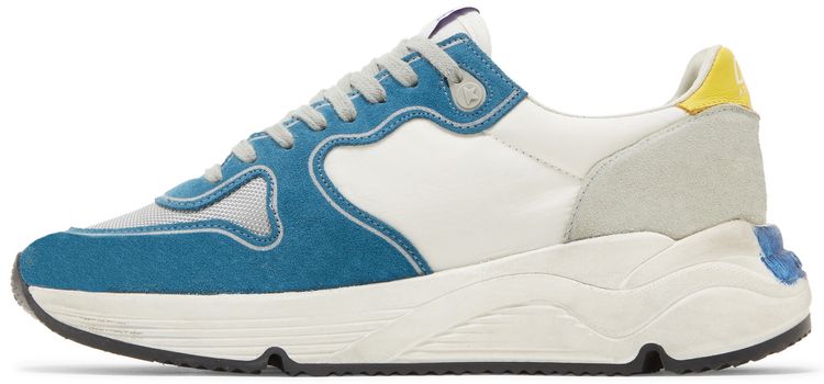 Golden Goose Running Sole Sneaker Bluette Silver