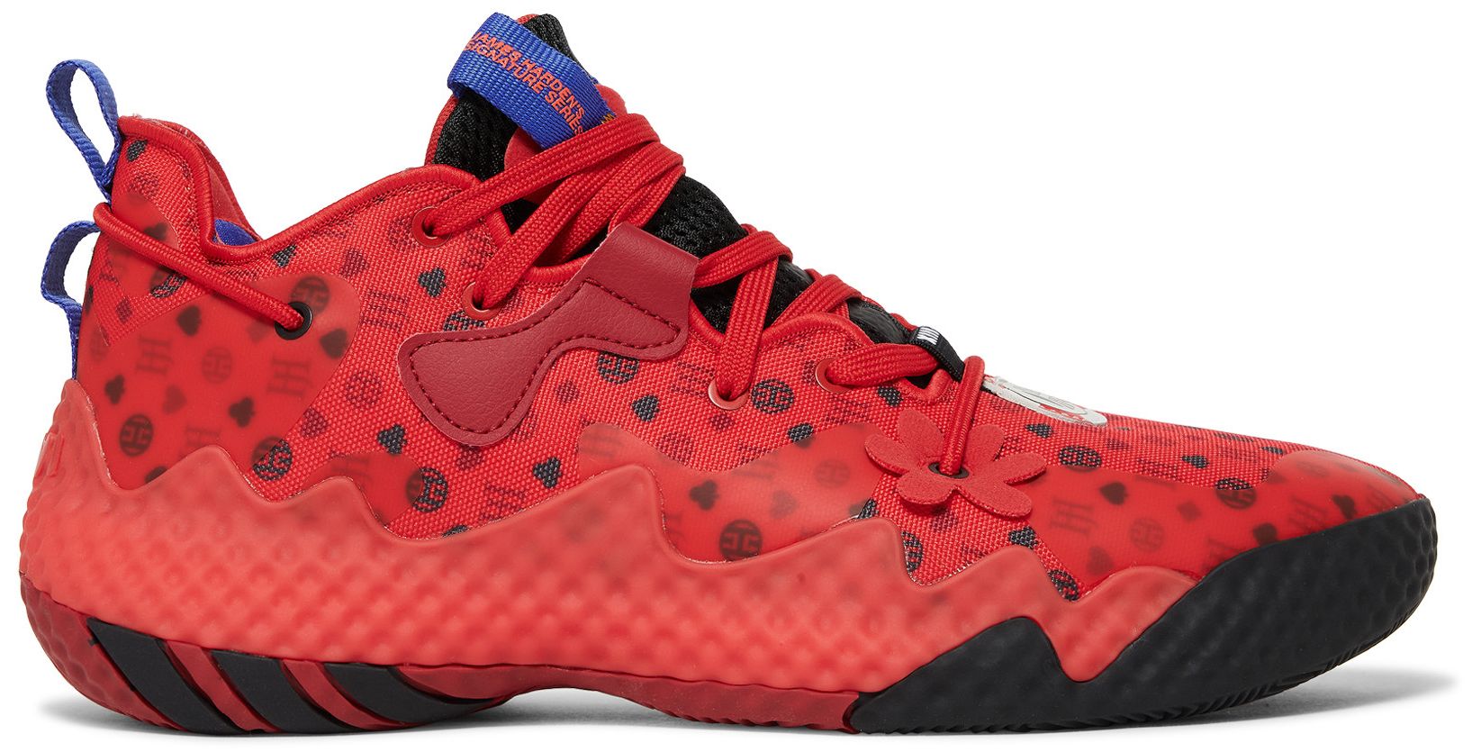 harden shoes red