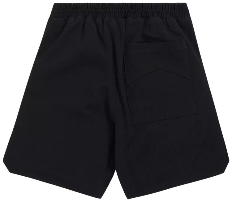 Rhude Embroidered Twill Logo Short Black