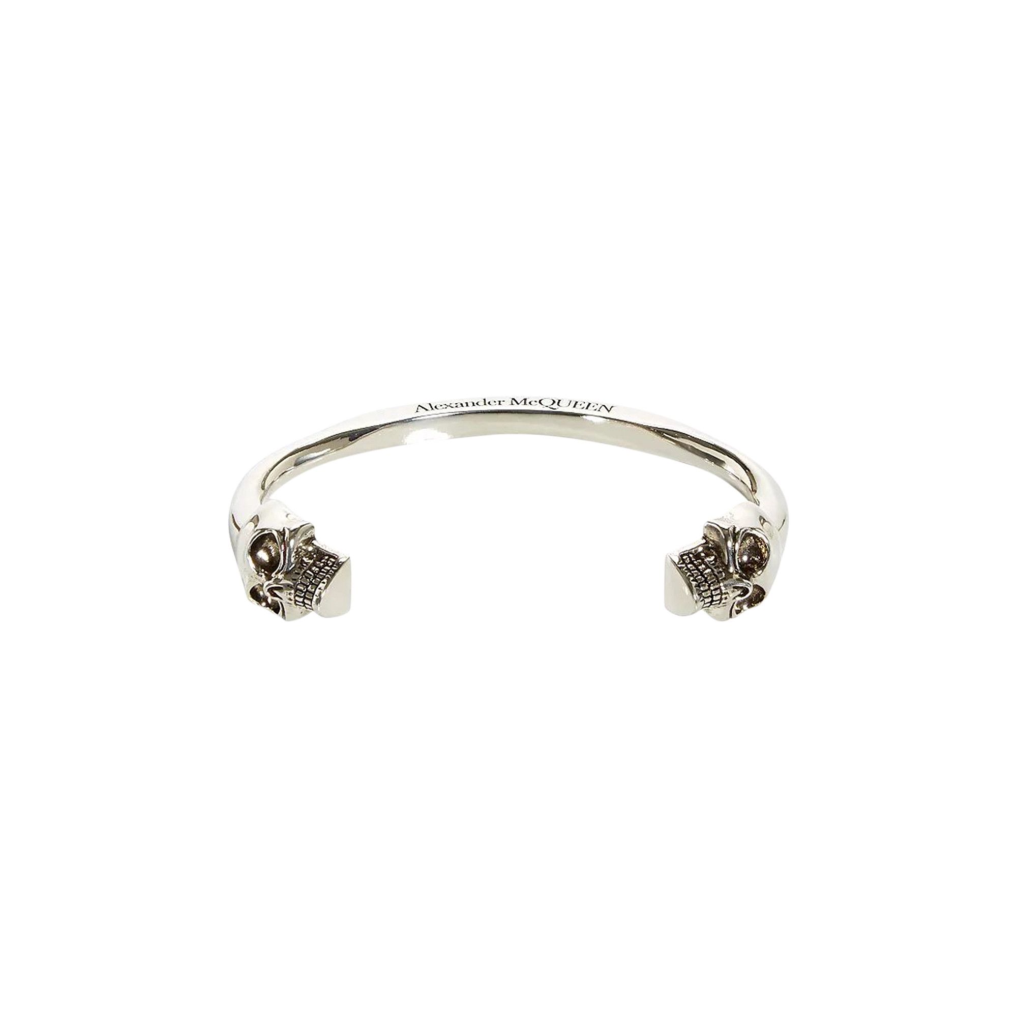 Alexander mcqueen twin skull bracelet store