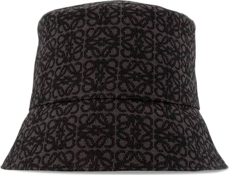Loewe Reversible Anagram Bucket Hat 'Anthracite/Black'