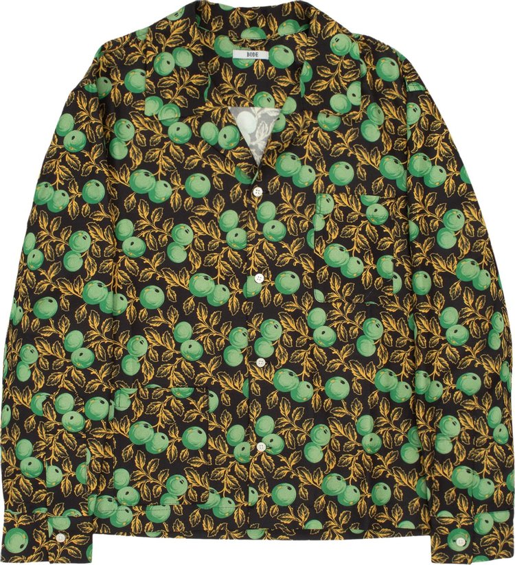 Bode Gooseberry Long-Sleeve Shirt 'Multicolor'