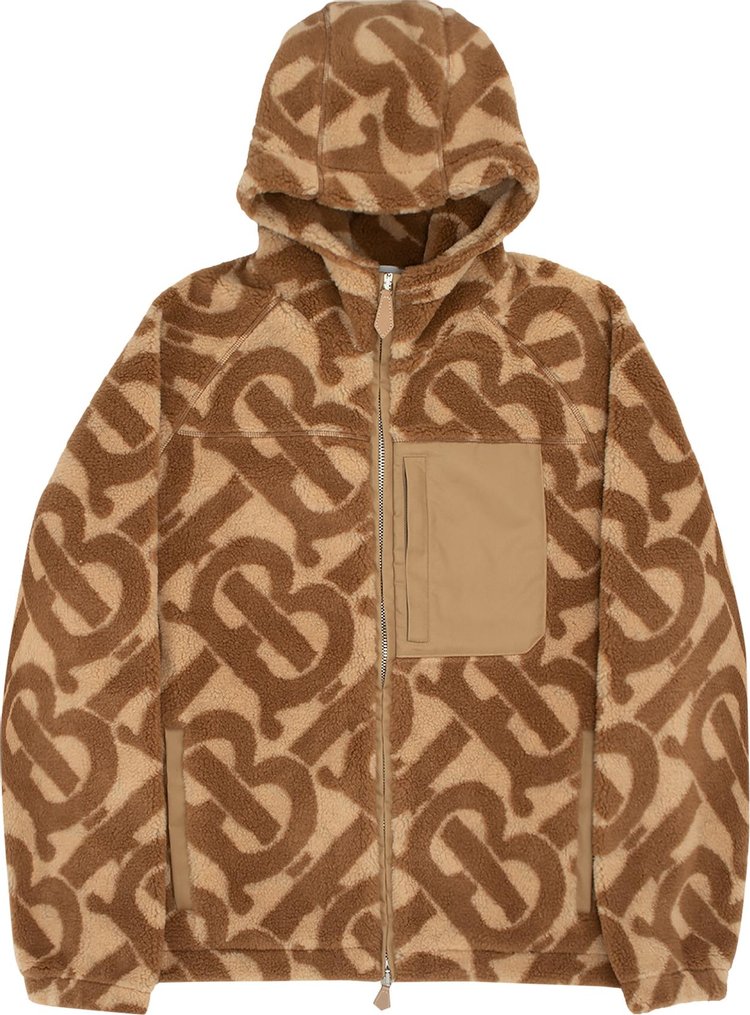 Buy Burberry Zip Up Jacket 'Soft Fawn' - 8058387 | GOAT