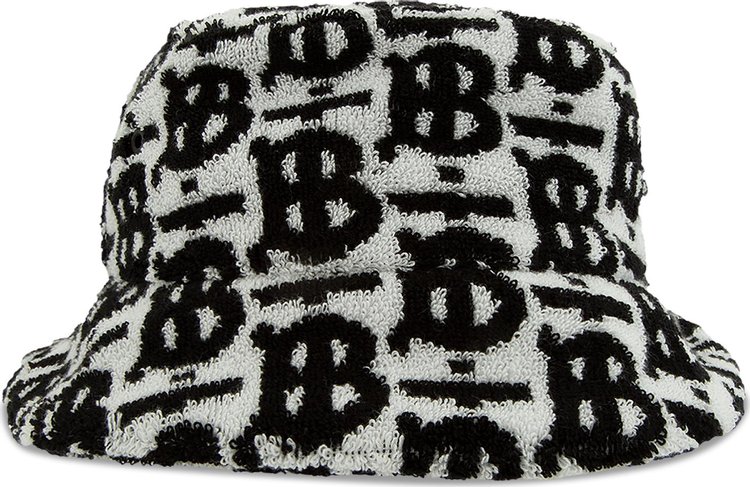 Burberry Towel Bucket Hat 'Black/White' | GOAT