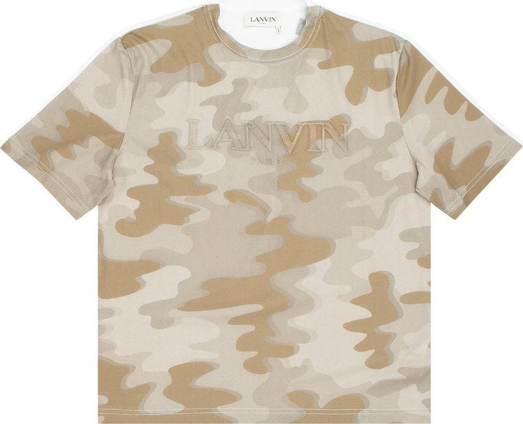 Lanvin T-Shirt Camo 'Beige'