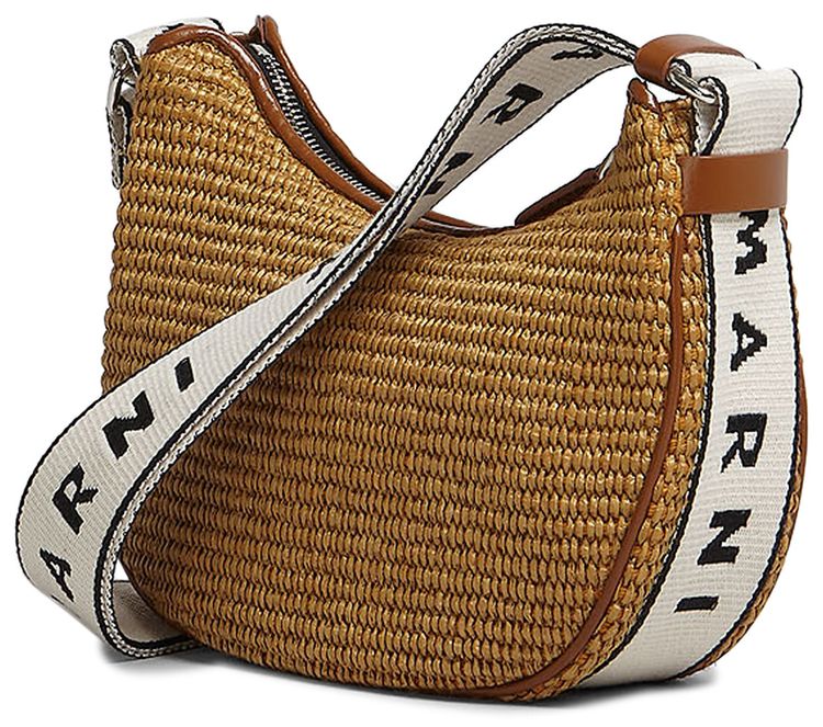 Marni Small Bey Bag Raw SiennaNaturalBlack