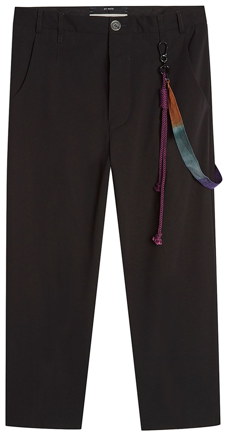 Song for the Mute Pleated Tapered Pant Black