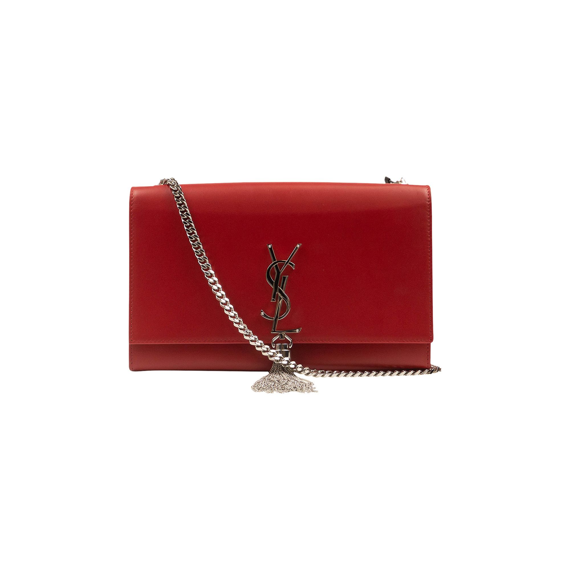 Ysl red hotsell tassel bag